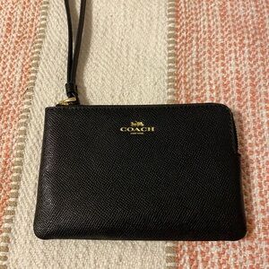 Coach Black Wristlet